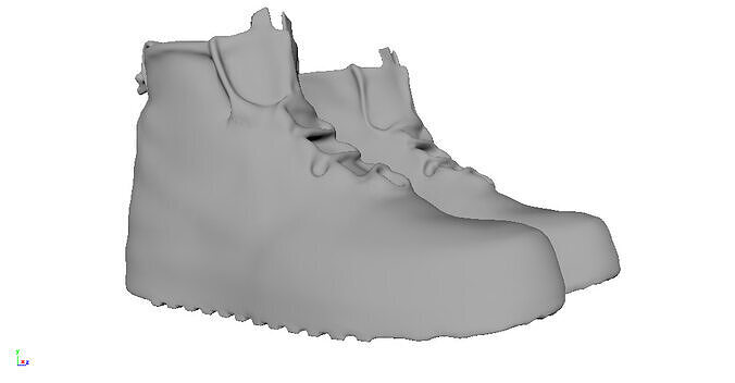 Nike Air Force one high gore-tex Low-poly 3D model