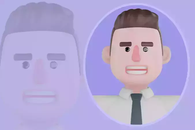 Stylized 3D Male Urban Planner Character-City Development Expert