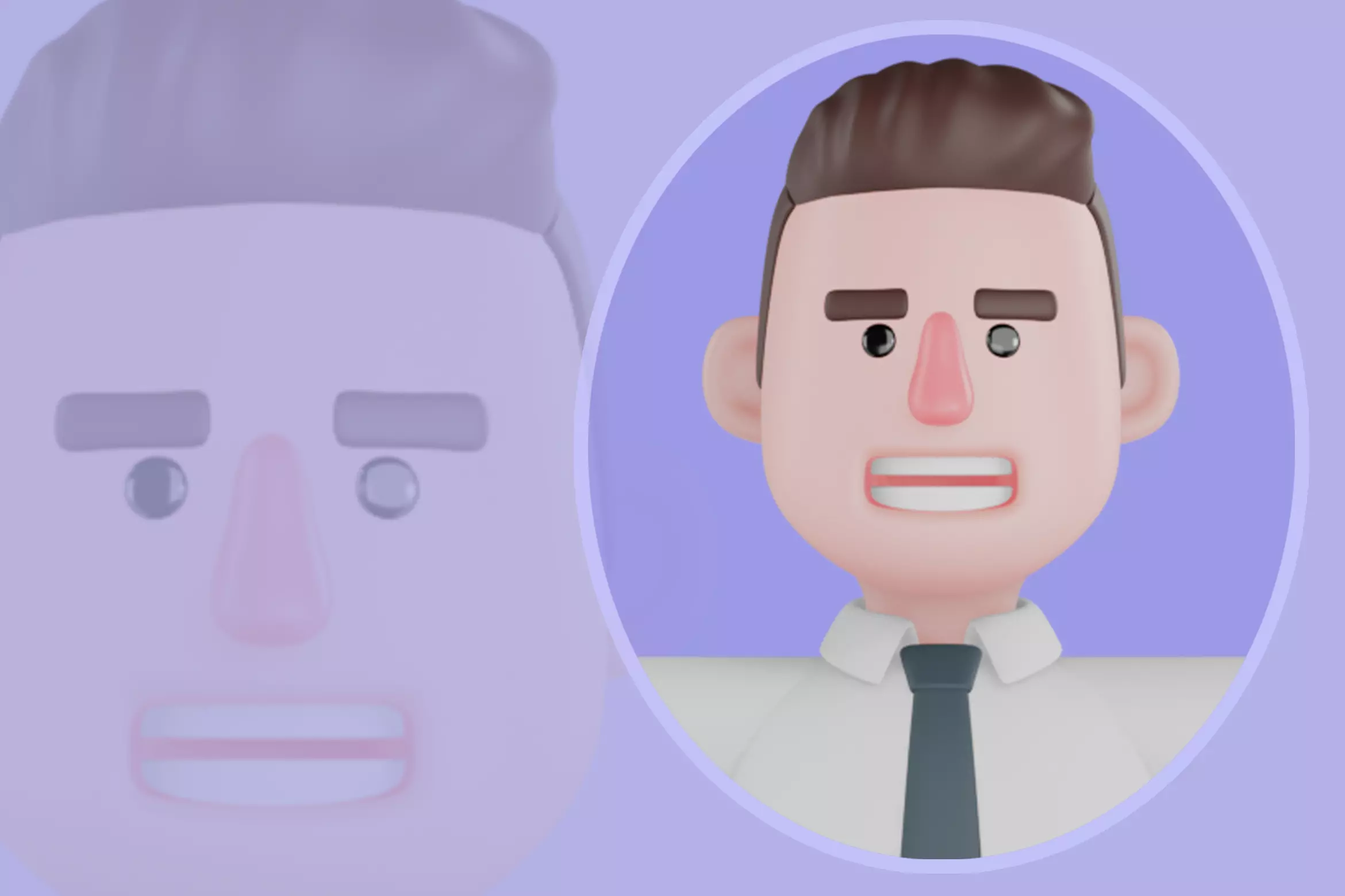 Stylized 3D Male Interior Designer Character - Cartoon Architect 3D model_0