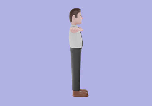 Stylized 3D Male Interior Designer Character - Cartoon Architect 3D model_5