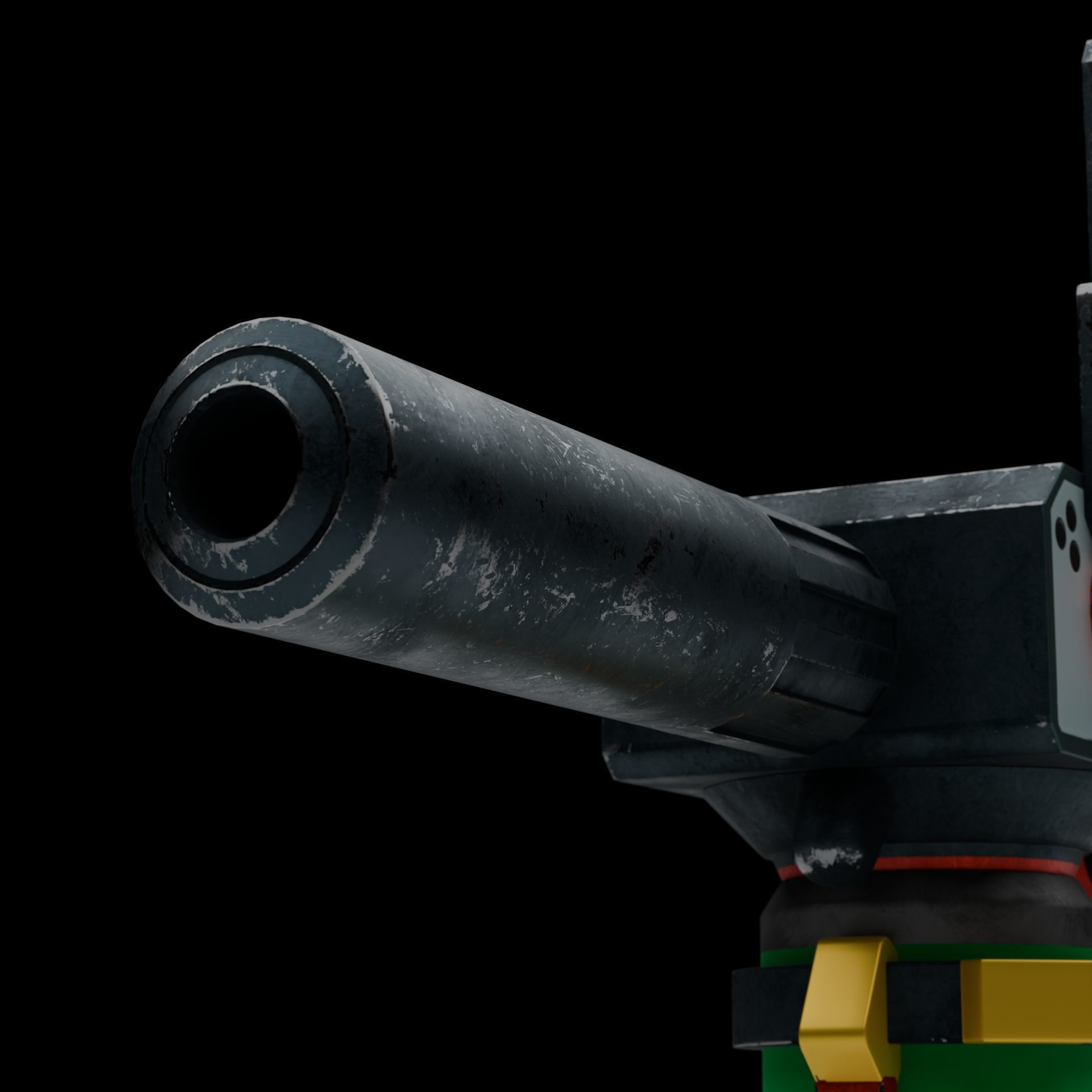 7Up Gun Low-poly 3D model_2