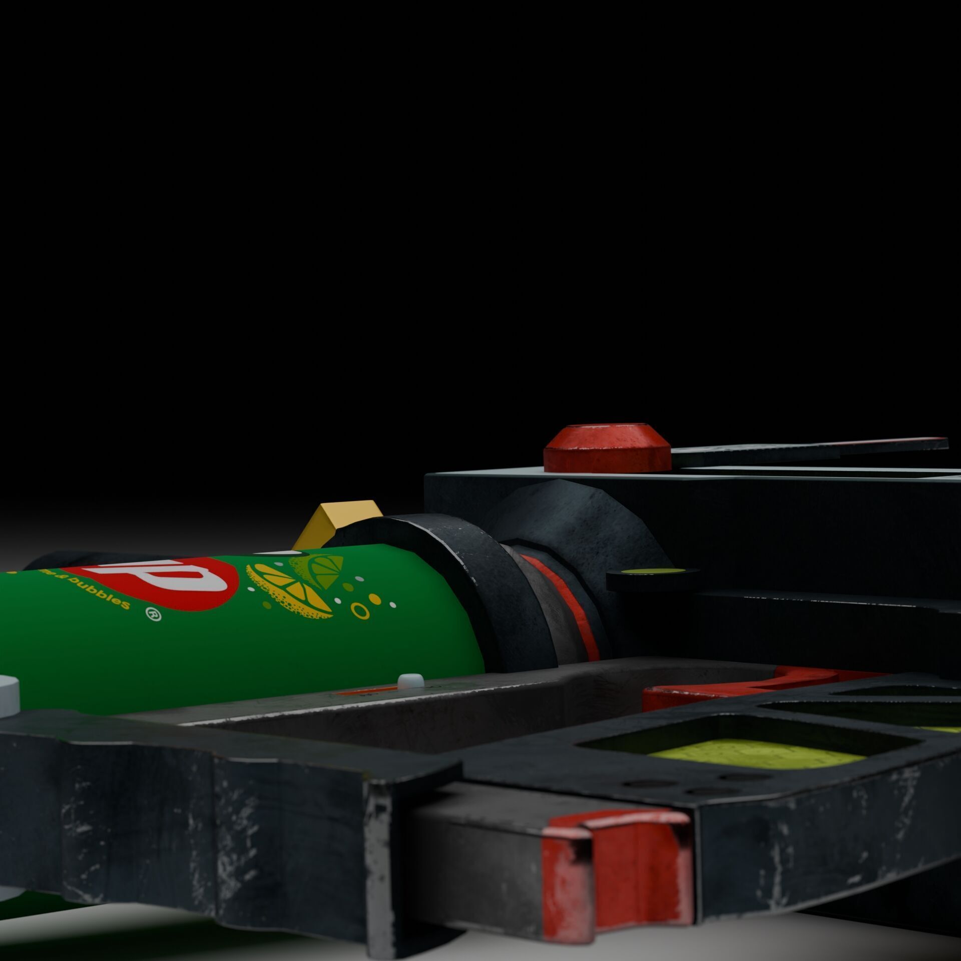 7Up Gun Low-poly 3D model_6