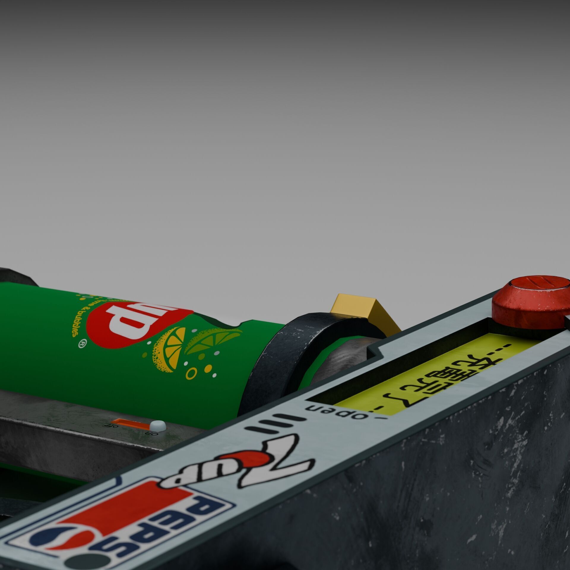 7Up Gun Low-poly 3D model_7