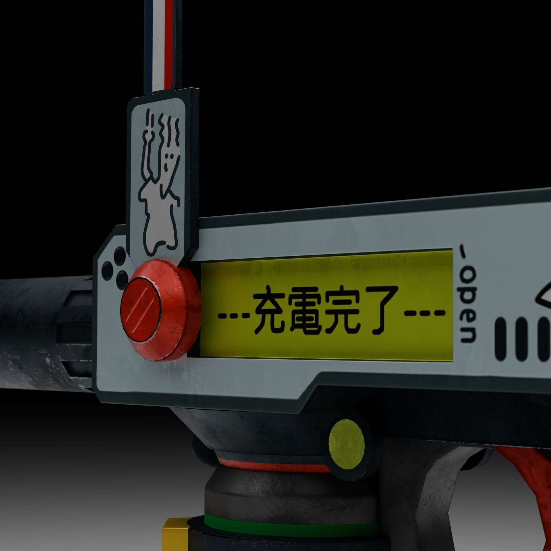 7Up Gun Low-poly 3D model_4