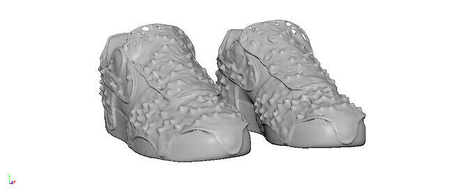 Swarovski x Nike Air Force 1 LXX Black Low-poly 3D model