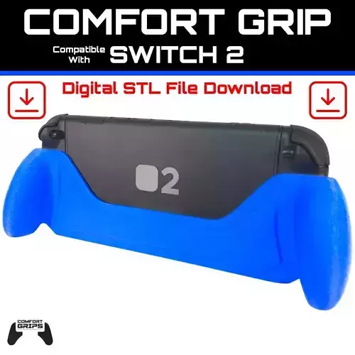 Full Device Comfort Grip Compatible With Switch 2 3D print model