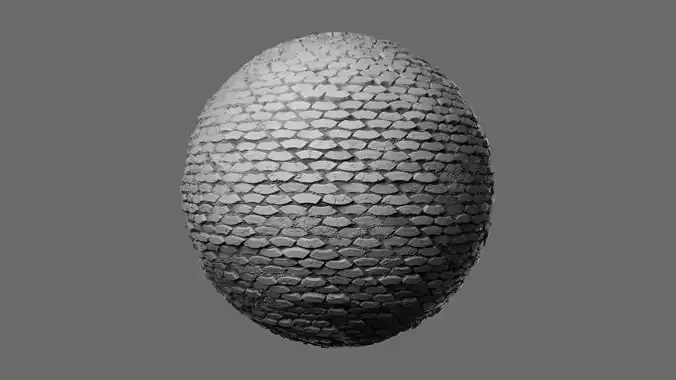 Wavy Stone Pavers Seamless PBR Material Texture