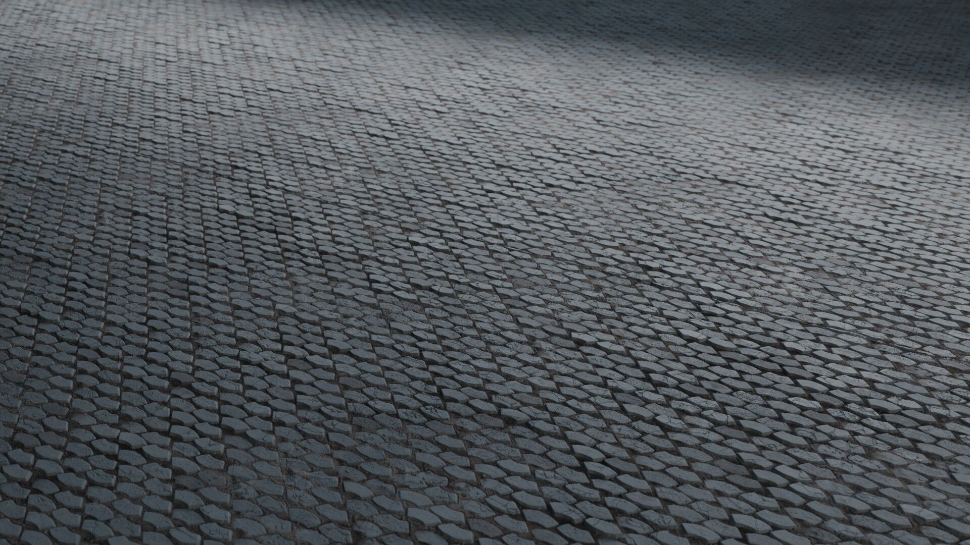 Wavy Stone Pavers Seamless PBR Material Texture_1