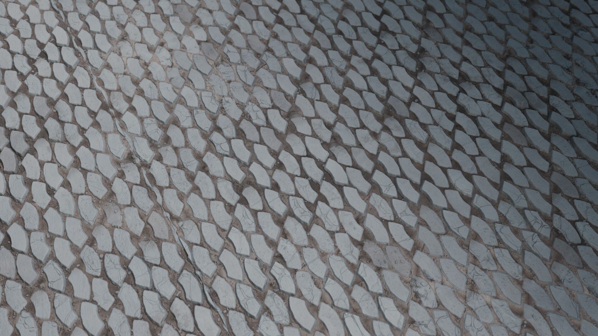 Wavy Stone Pavers Seamless PBR Material Texture_2