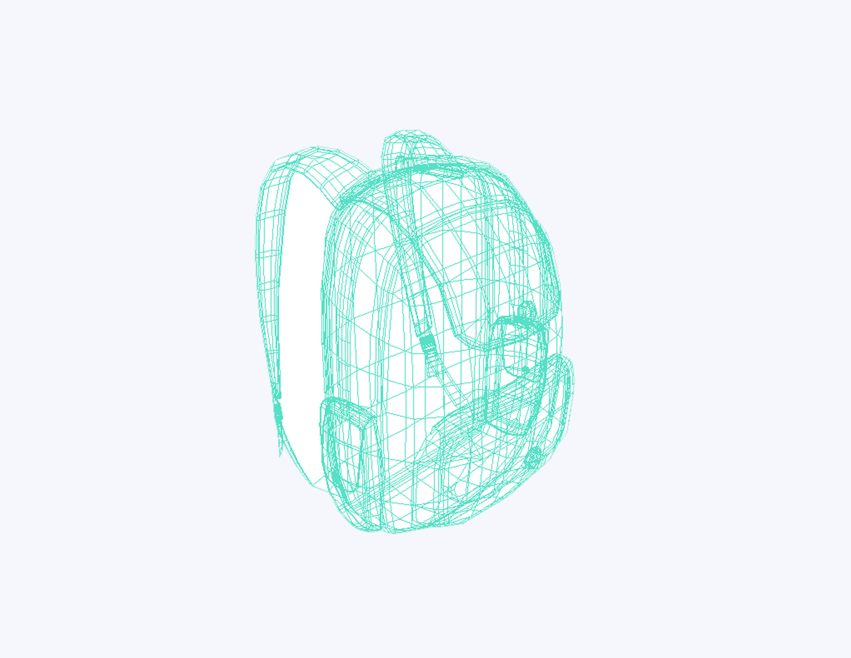 Backpack 3D Model Set 01 3D Model Collection_7