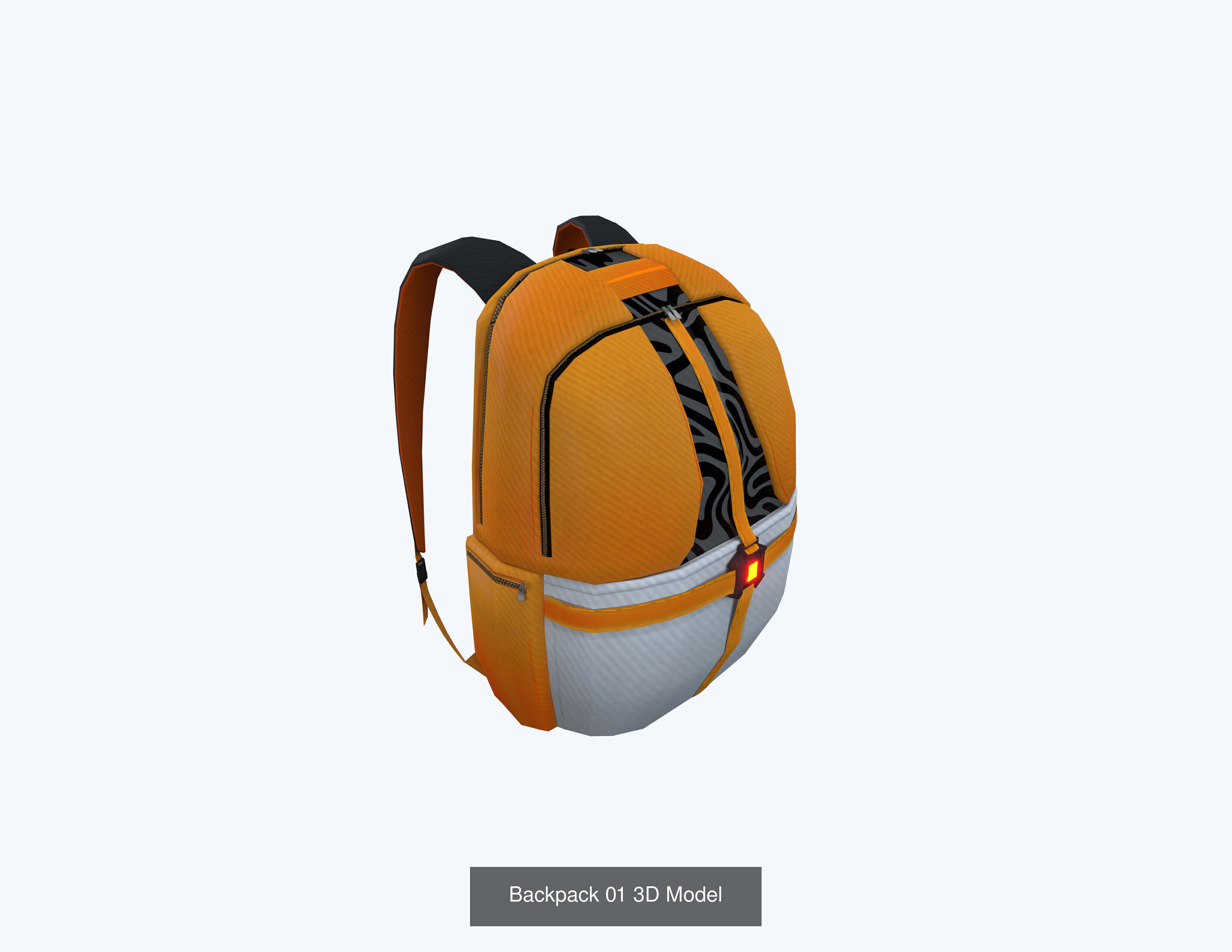 Backpack 3D Model Set 01 3D Model Collection_1