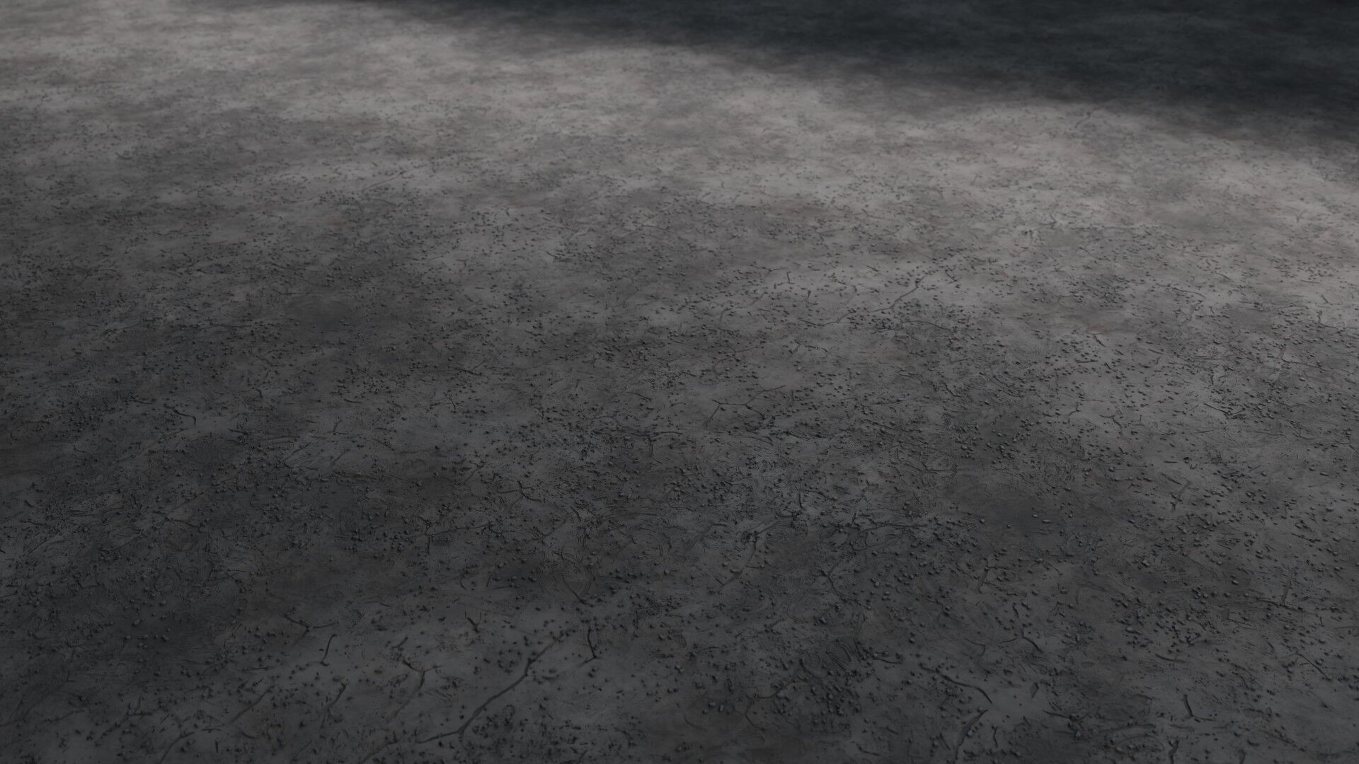 Cracked Dirt Ground Seamless PBR Material Texture_2