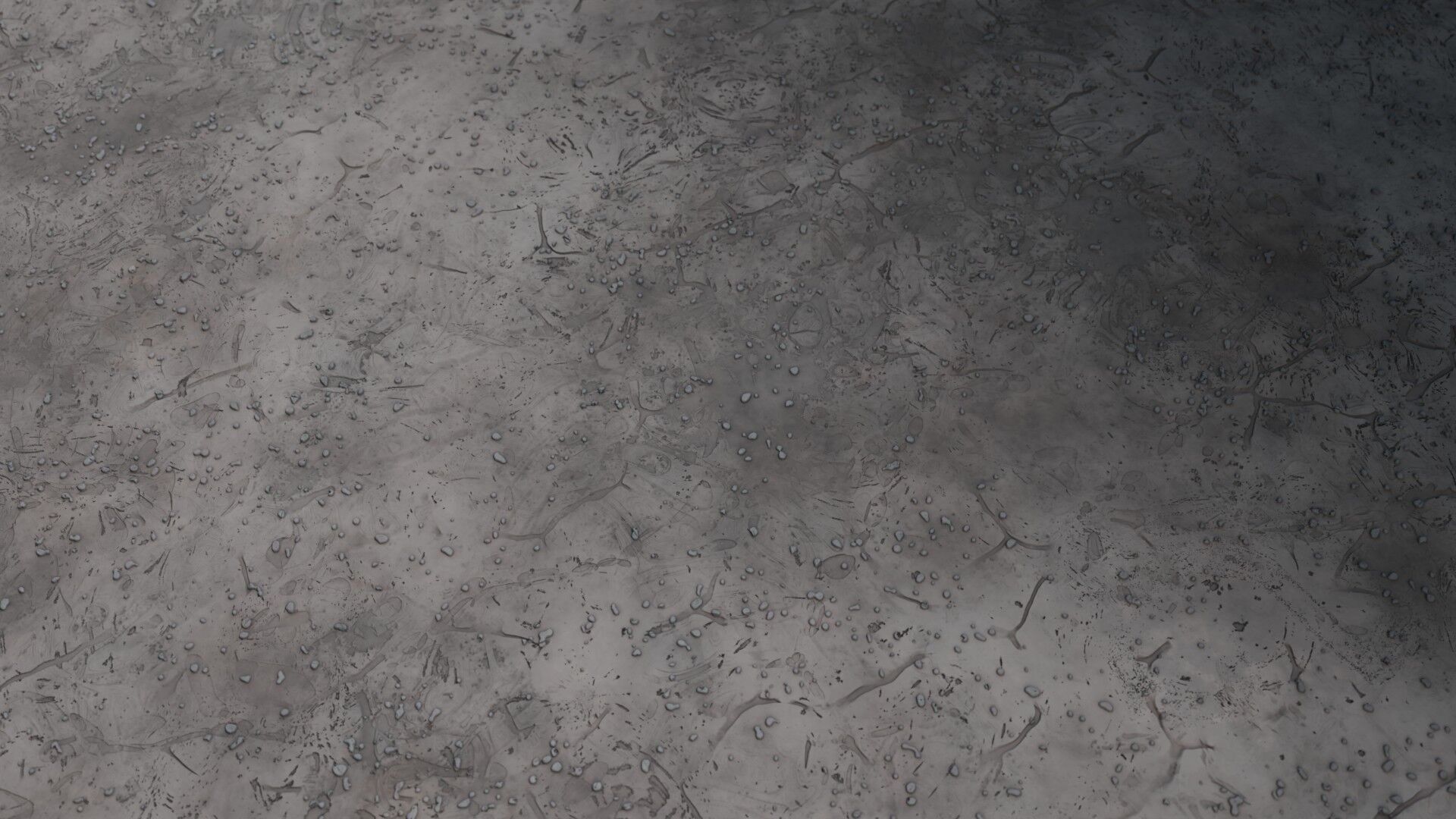 Cracked Dirt Ground Seamless PBR Material Texture_3