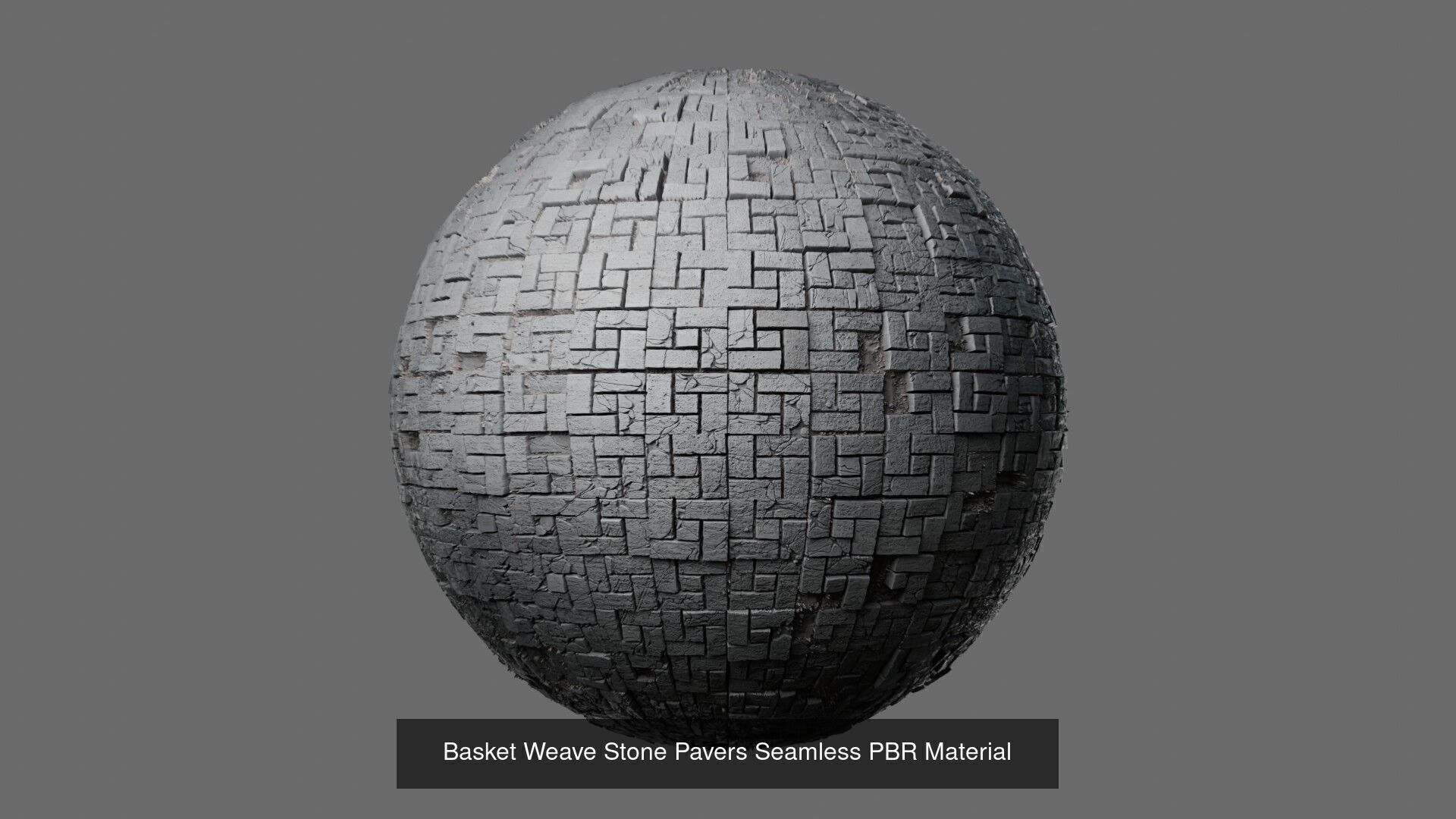 Stone Paver Patterns Seamless PBR Materials Texture_1