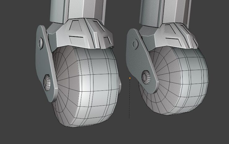 Sci-Fi Robot Enemy 005 Low-poly 3D model_12