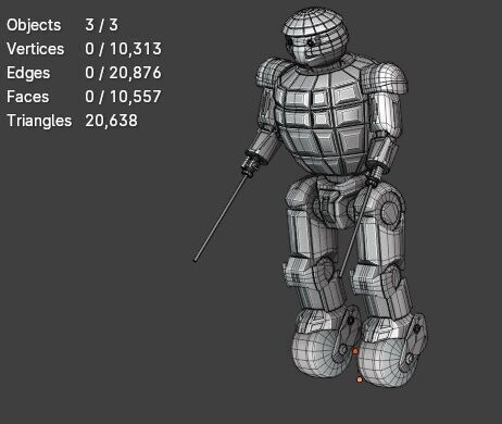 Sci-Fi Robot Enemy 005 Low-poly 3D model_9