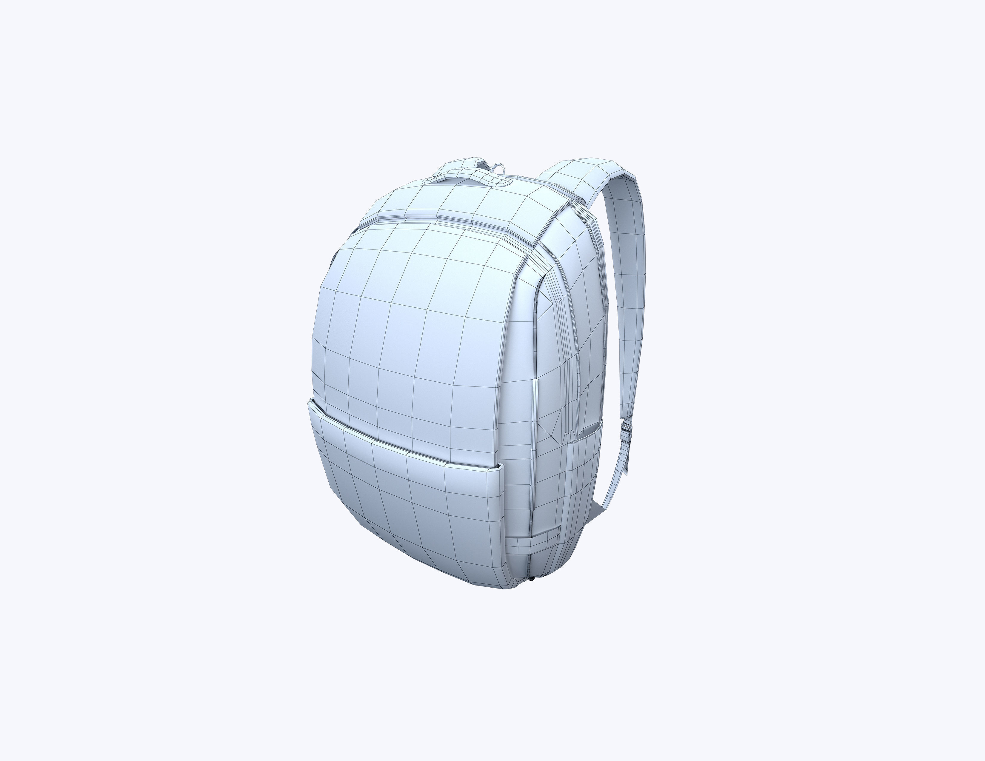 Backpack 3D Model Set 02 3D Model Collection_5