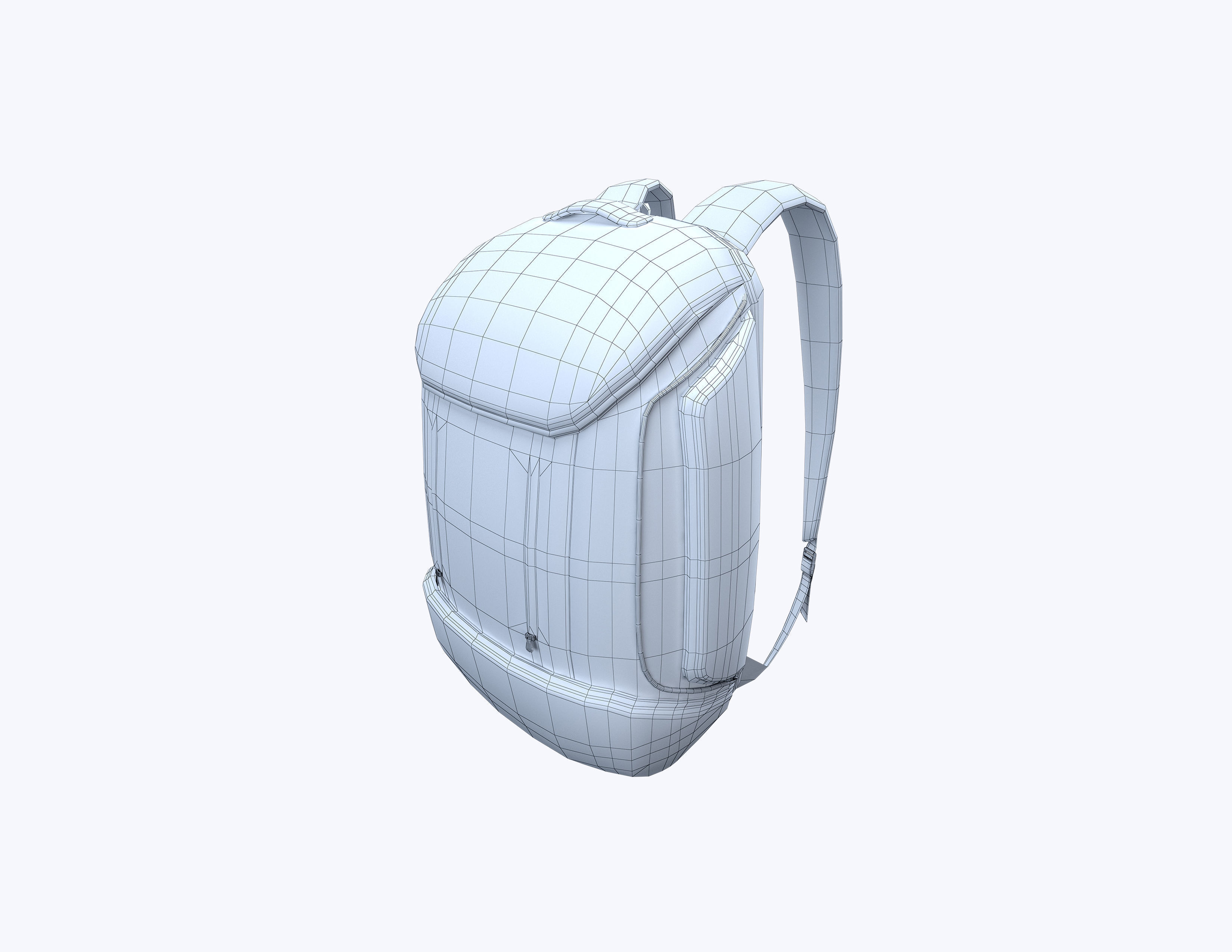 Backpack 3D Model Set 02 3D Model Collection_6