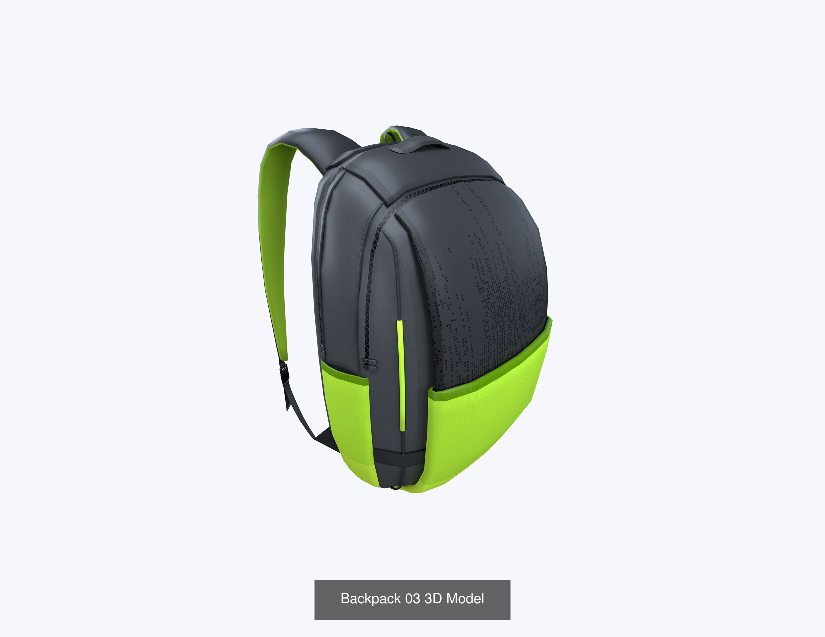 Backpack 3D Model Set 02 3D Model Collection_1