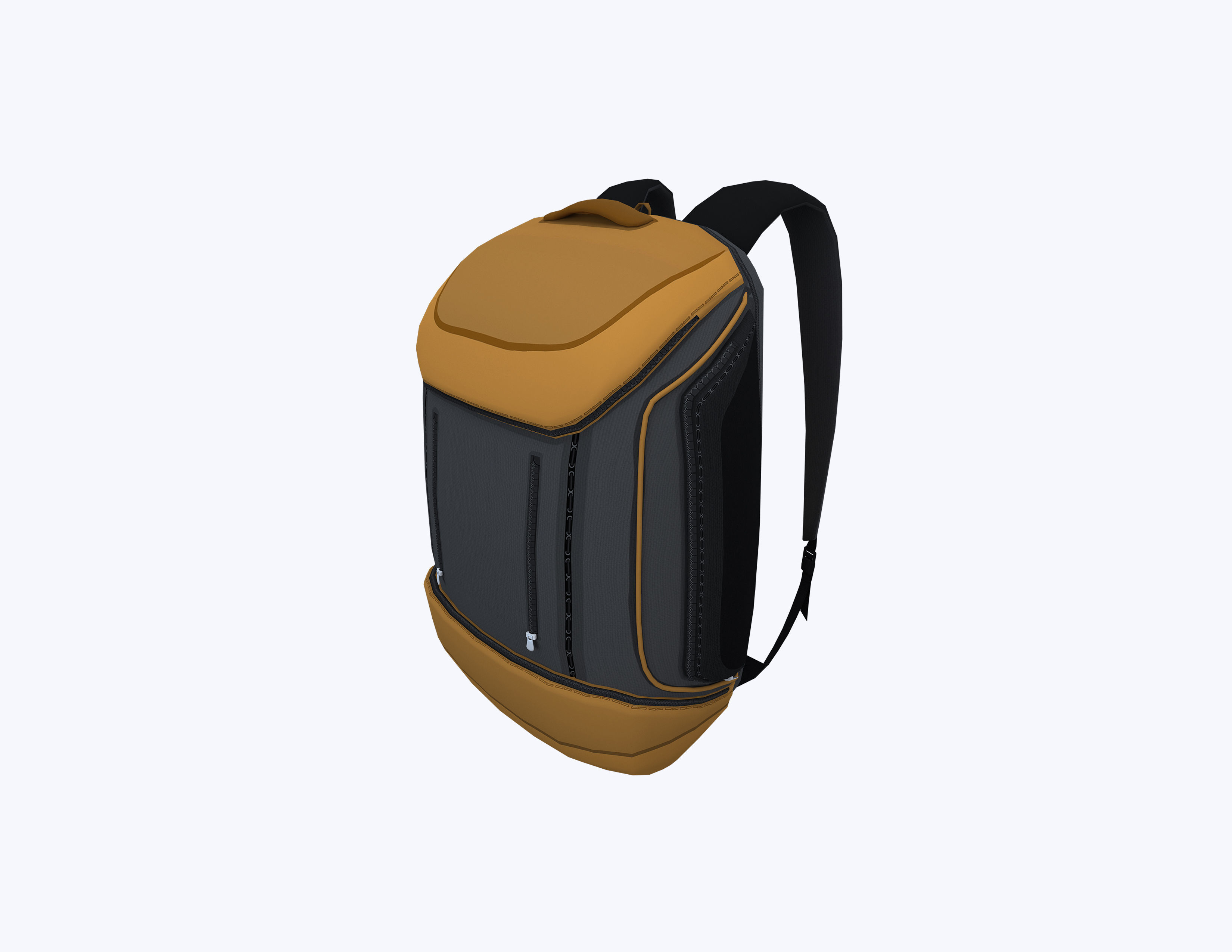 Backpack 3D Model Set 02 3D Model Collection_4