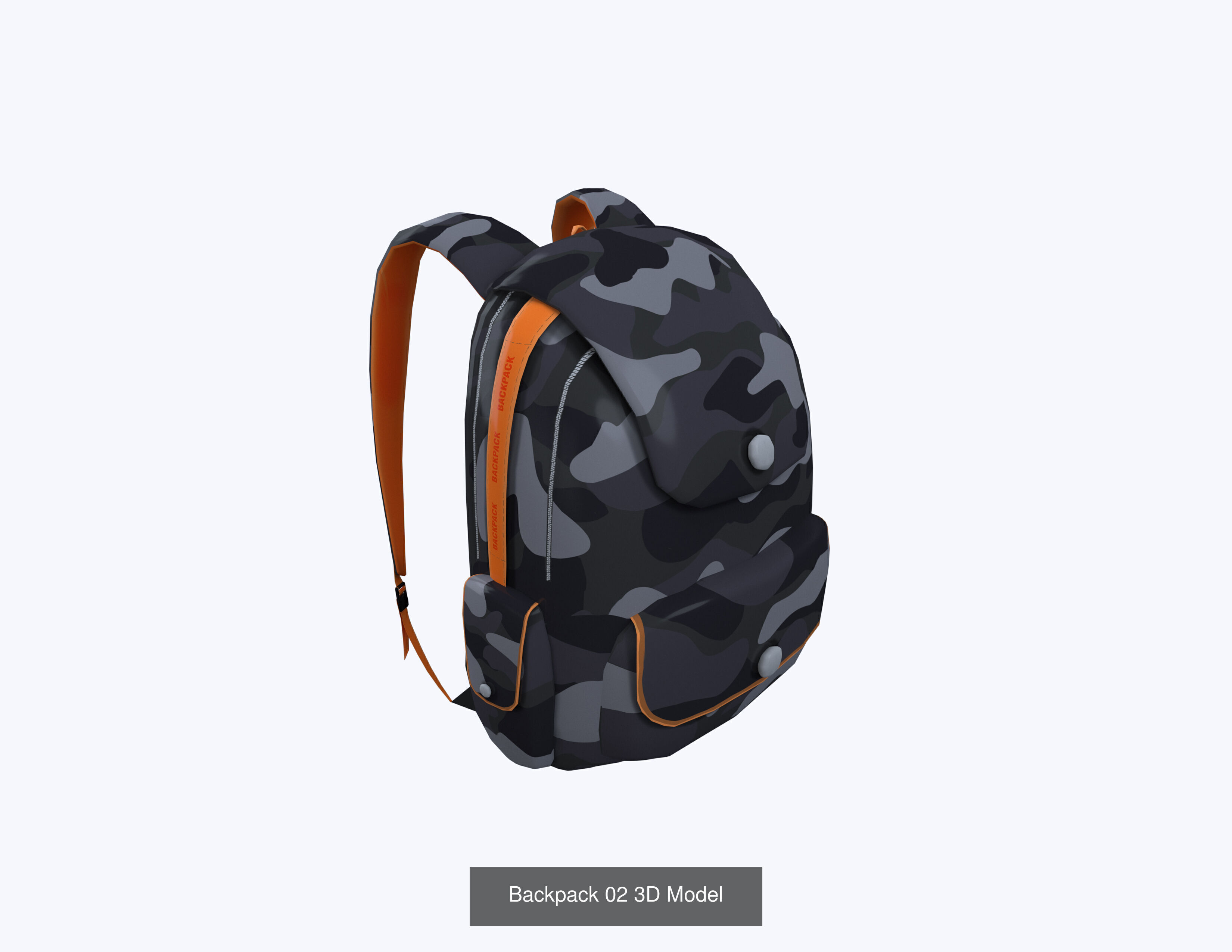Backpack 3D Model Set 3D Model Collection_2