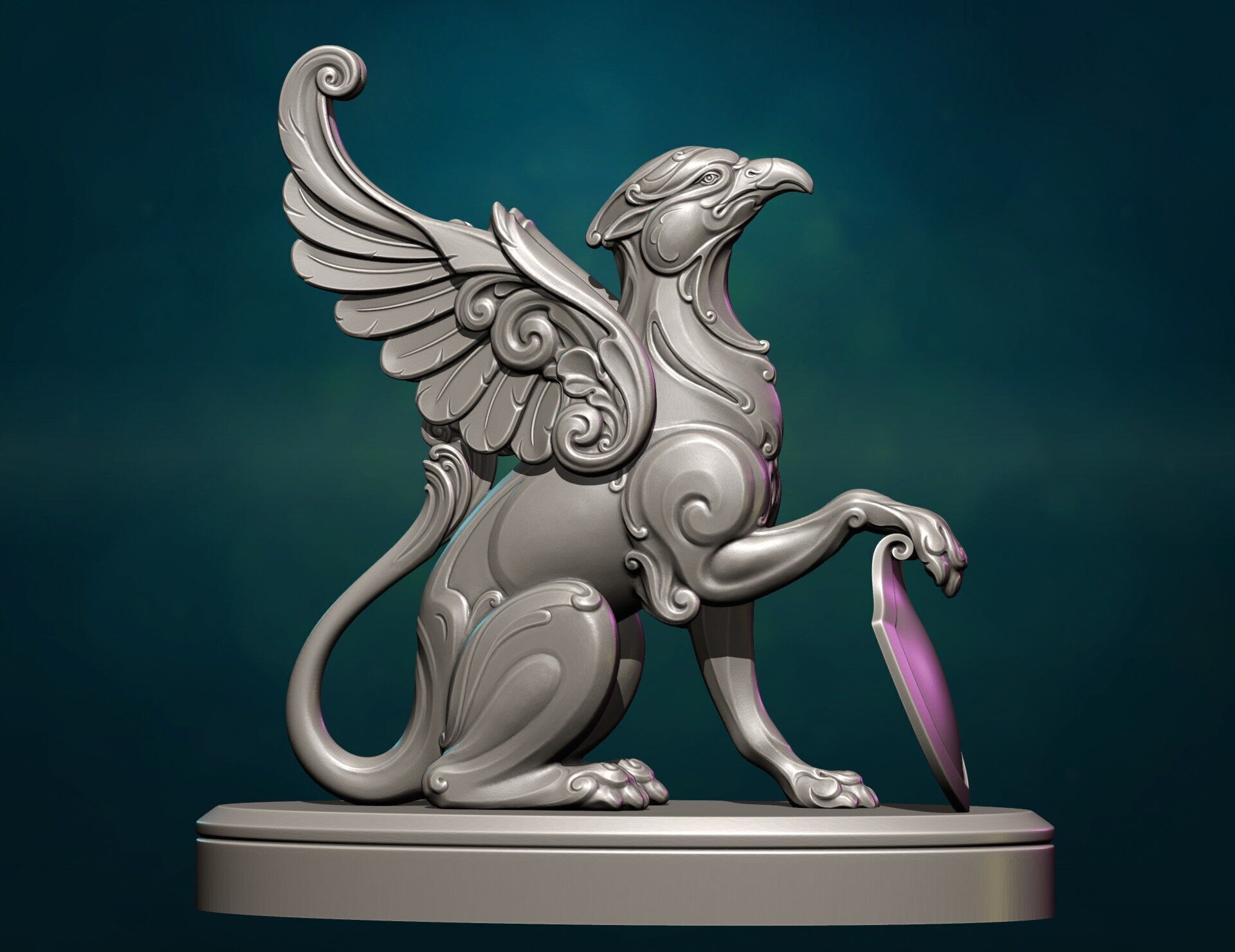 Griffin Griffon II 3D print model_11