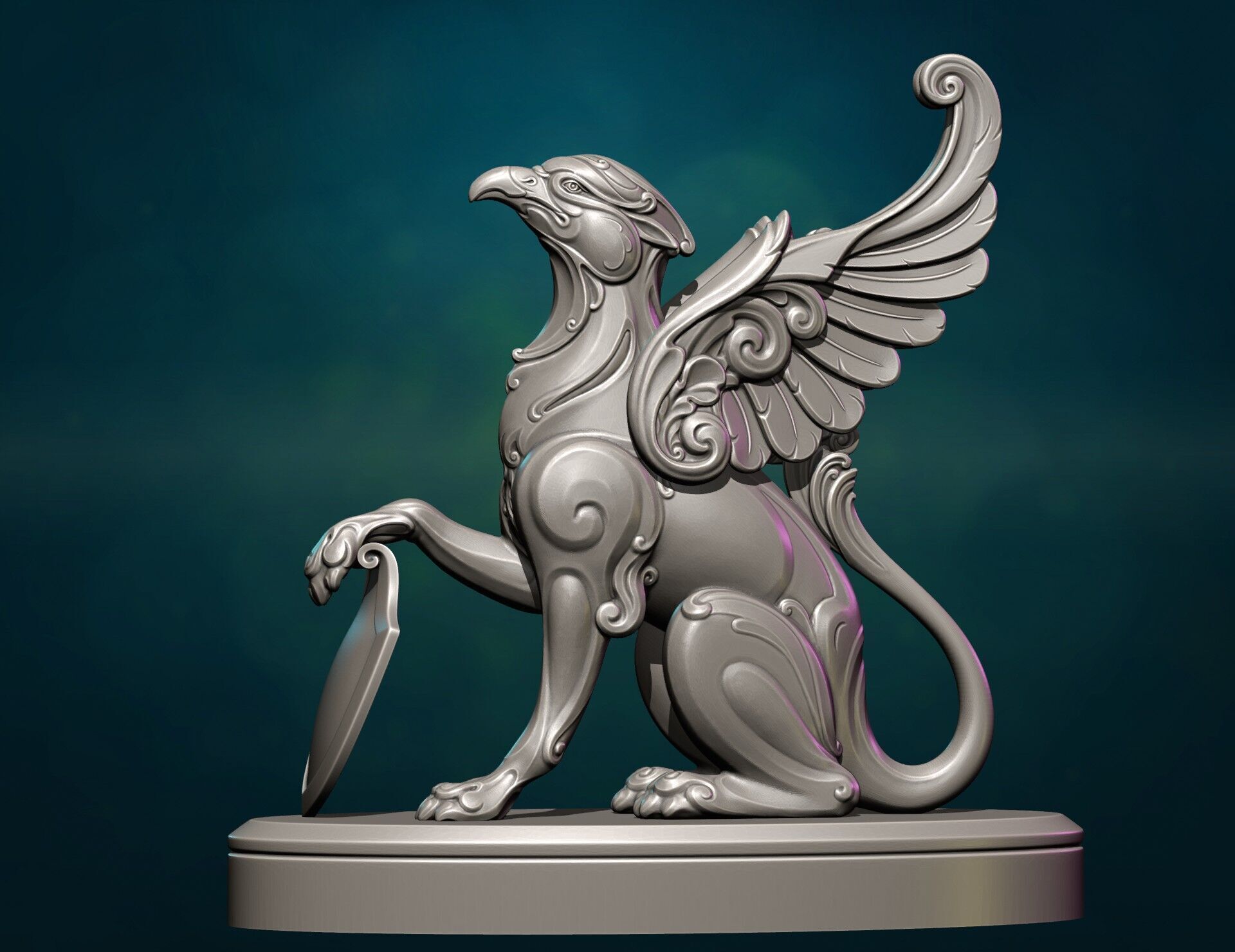 Griffin Griffon II 3D print model_12