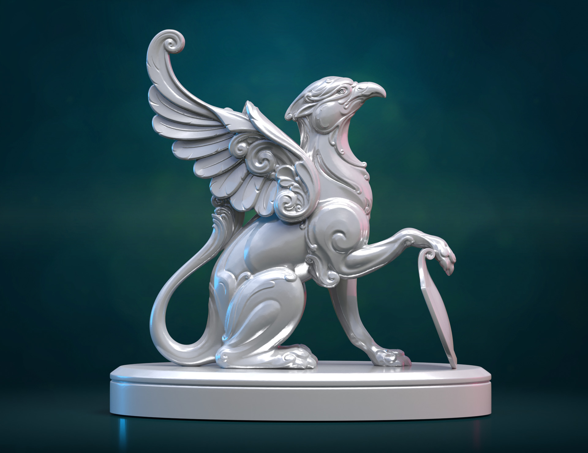 Griffin Griffon II 3D print model_2
