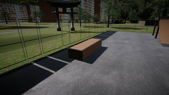 Game Ready Grind Box LowPoly Free low-poly 3D model