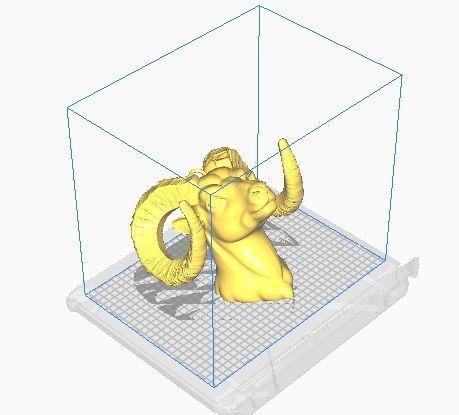 ram head 3D print model_9