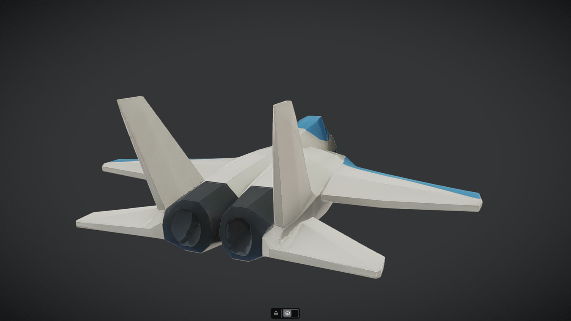 Spacecraft Jet aircraft plane 3dmodel 08 3D model_9