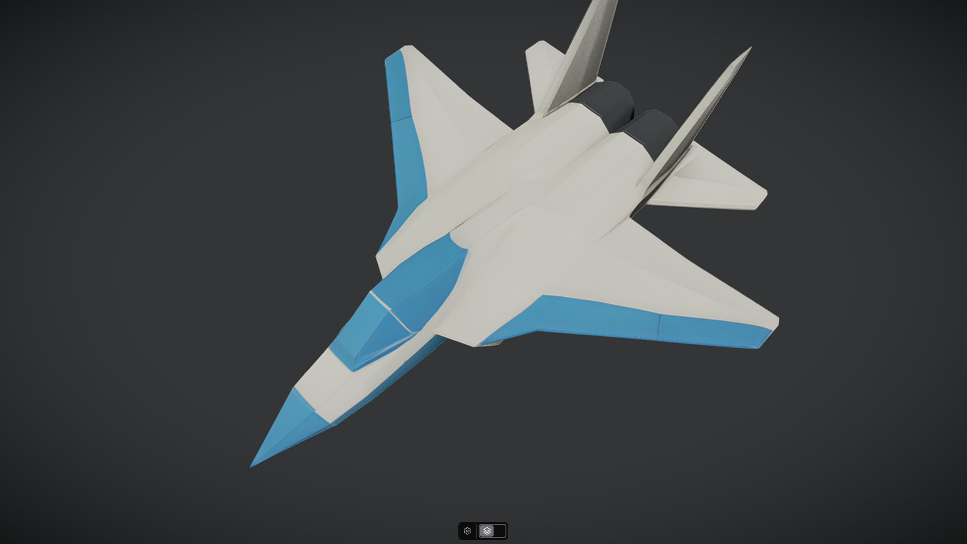 Spacecraft Jet aircraft plane 3dmodel 08 3D model_1