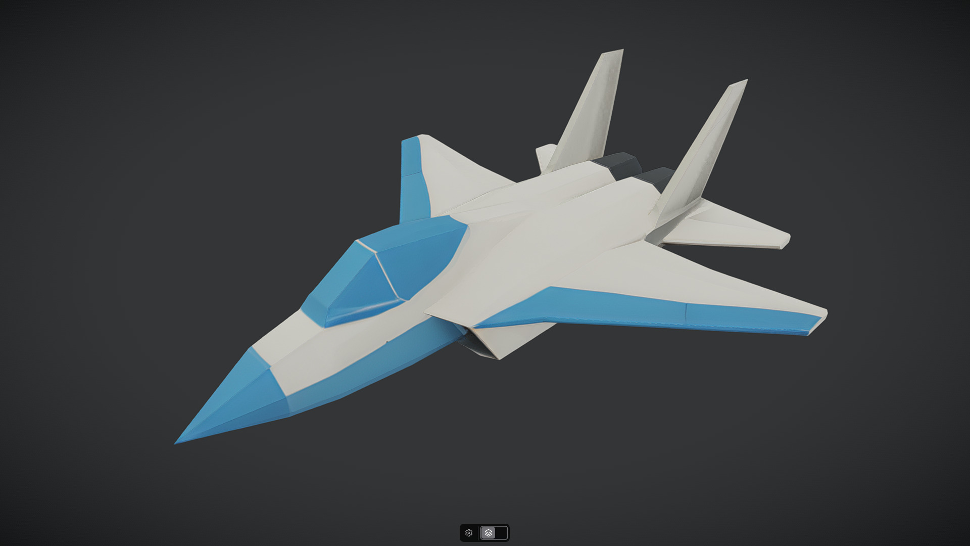 Spacecraft Jet aircraft plane 3dmodel 08 3D model_11
