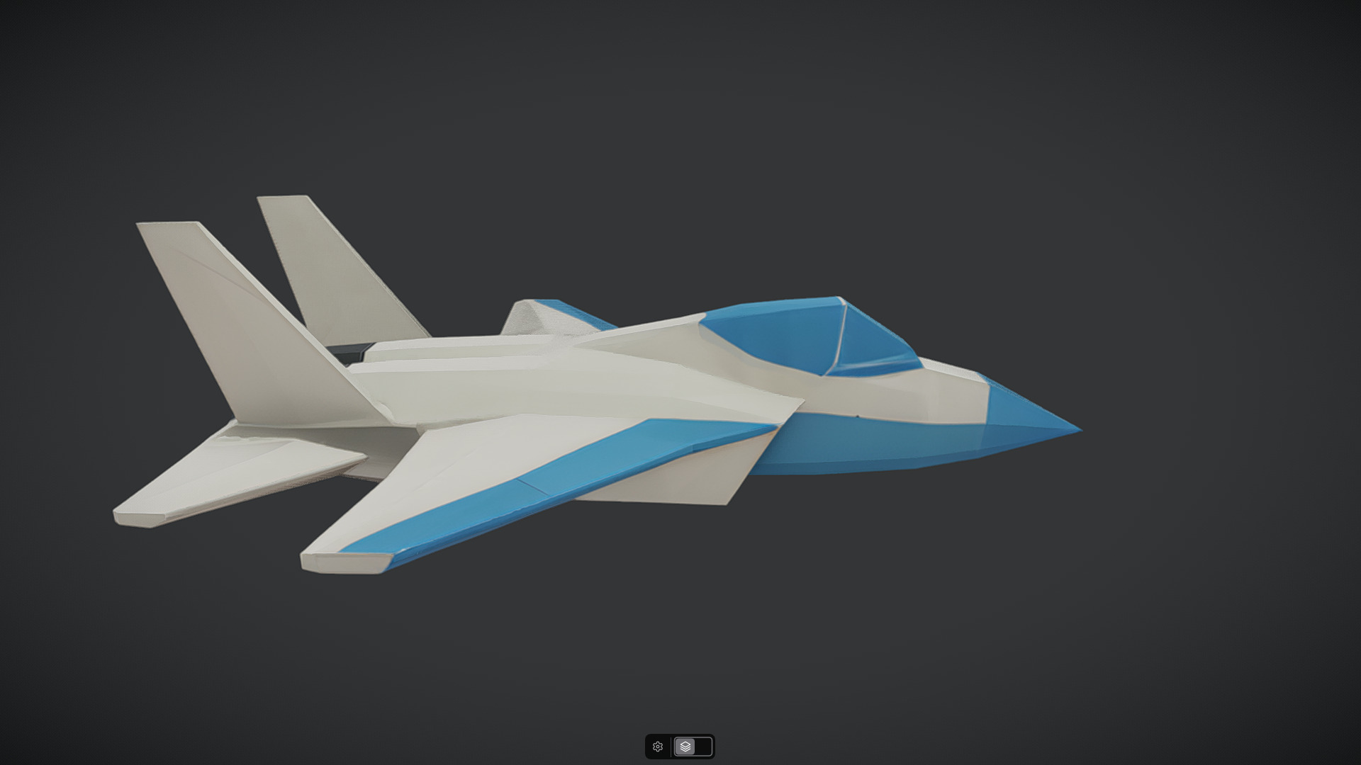 Spacecraft Jet aircraft plane 3dmodel 08 3D model_4