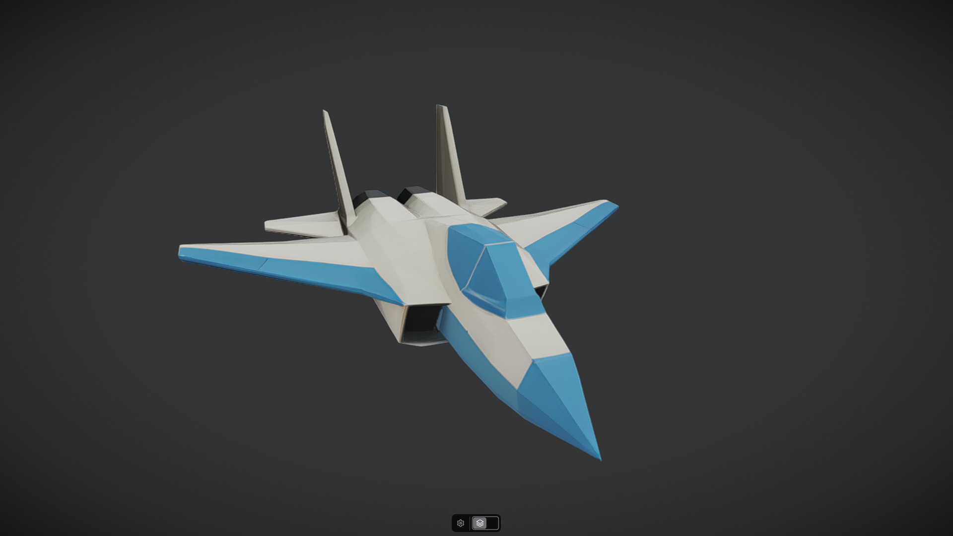 Spacecraft Jet aircraft plane 3dmodel 08 3D model_10