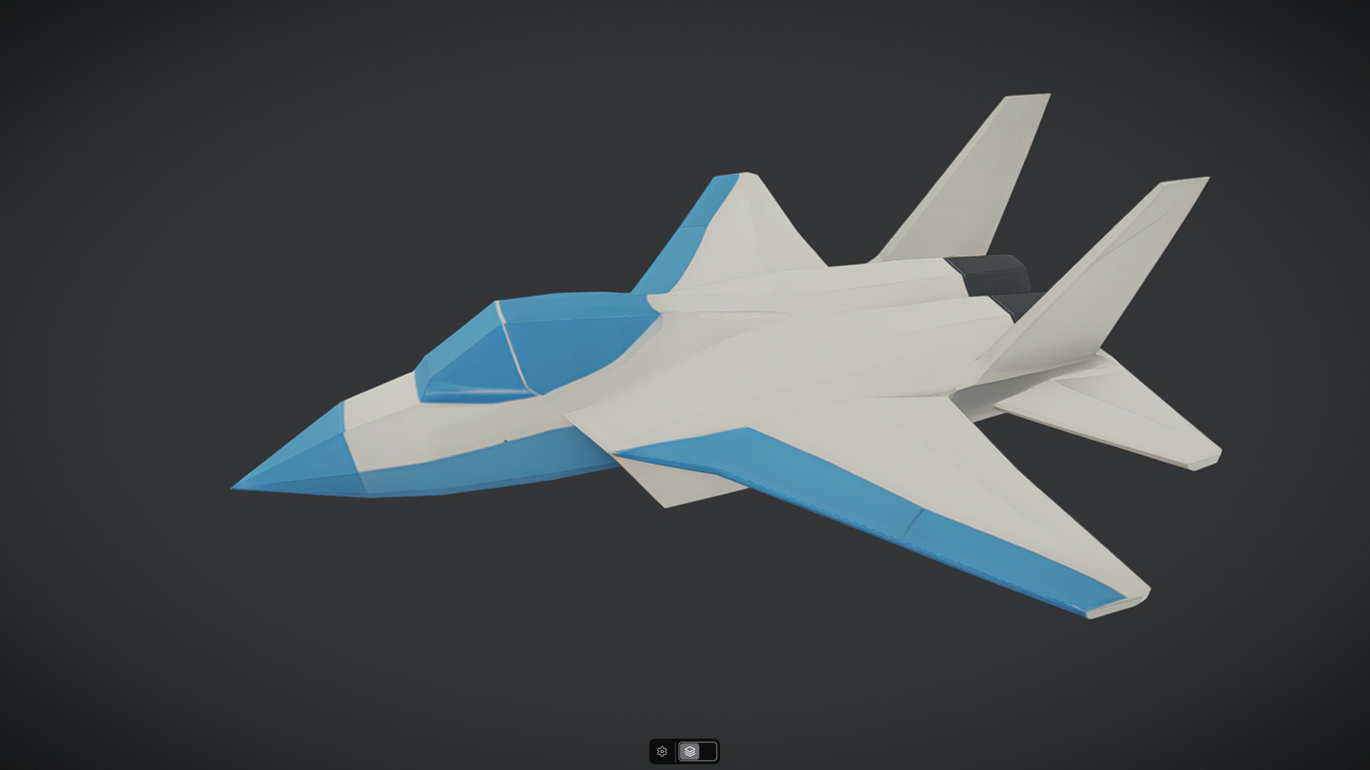 Spacecraft Jet aircraft plane 3dmodel 08 3D model_6