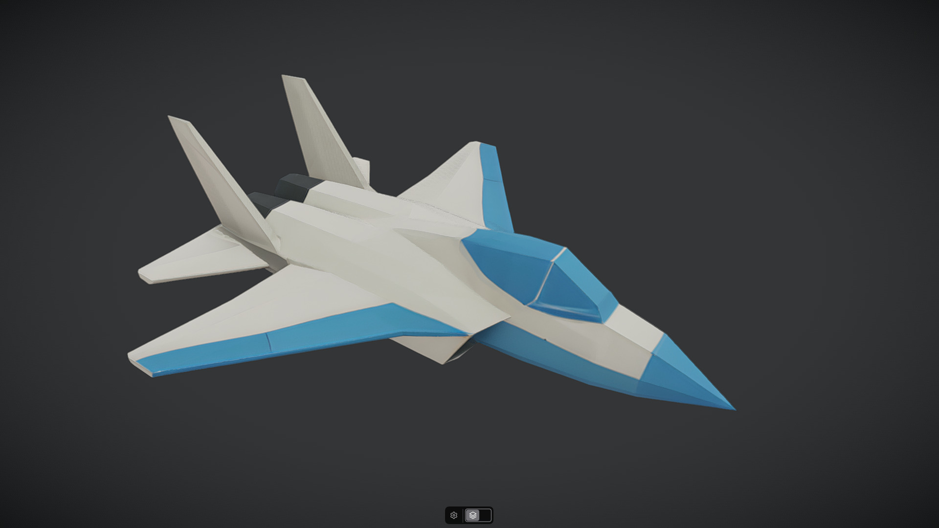 Spacecraft Jet aircraft plane 3dmodel 08 3D model_13