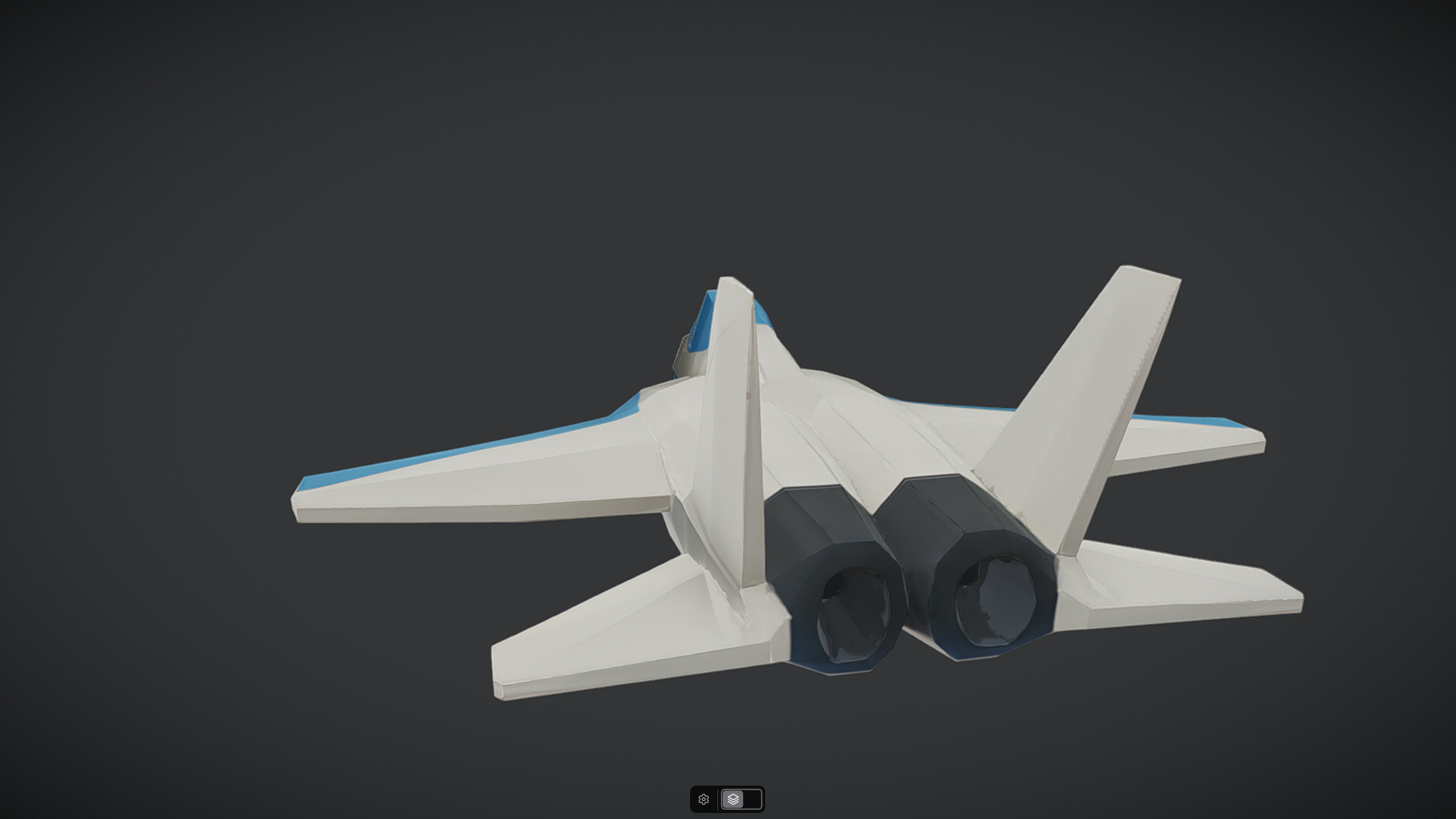 Spacecraft Jet aircraft plane 3dmodel 08 3D model_8