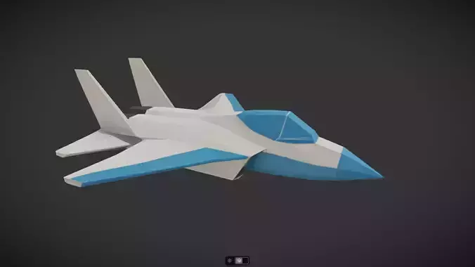 Spacecraft Jet aircraft plane 3dmodel 08