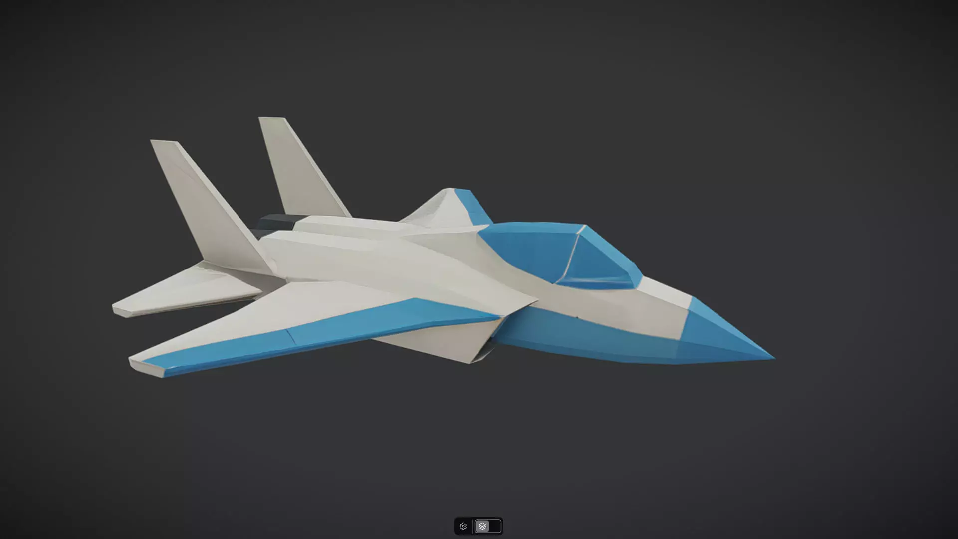 Spacecraft Jet aircraft plane 3dmodel 08 3D model_0