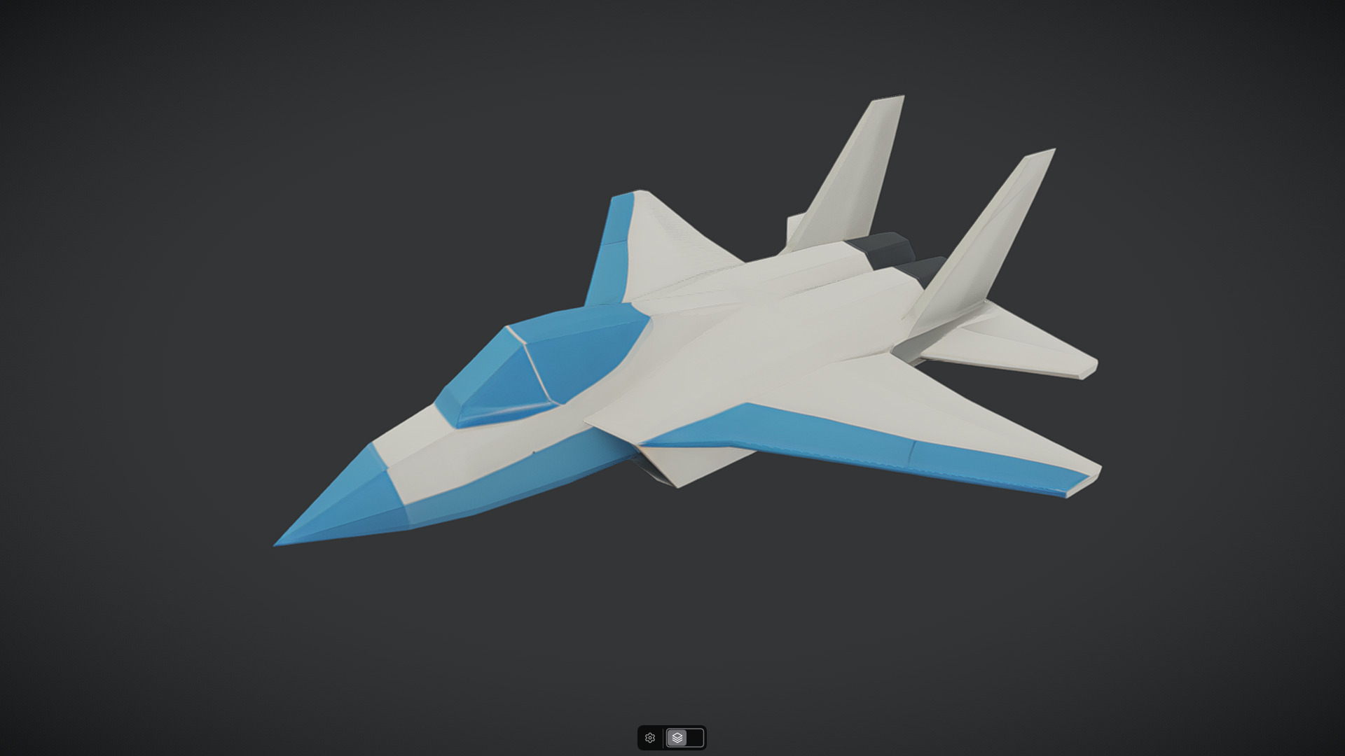 Spacecraft Jet aircraft plane 3dmodel 08 3D model_12