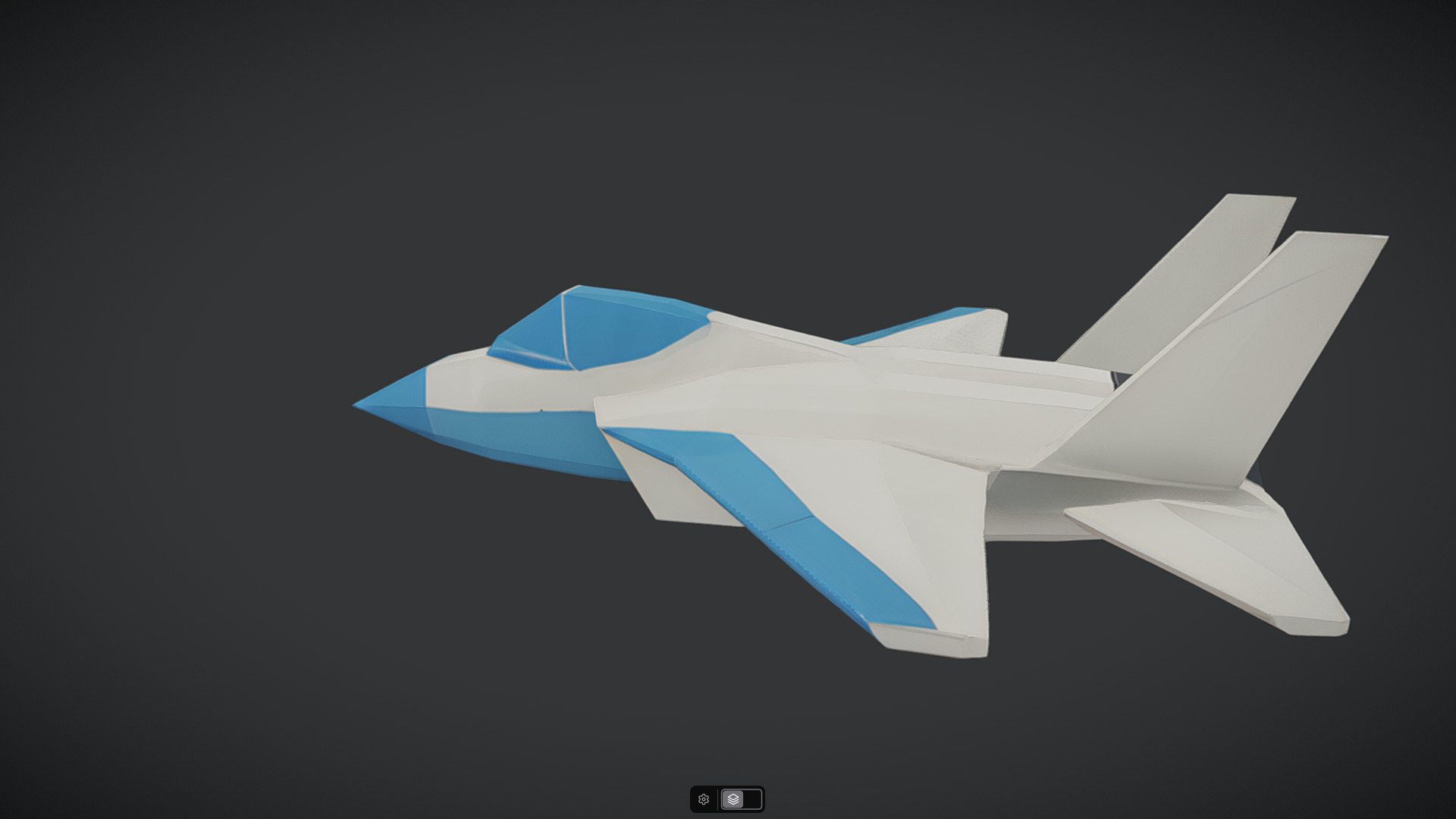 Spacecraft Jet aircraft plane 3dmodel 08 3D model_5