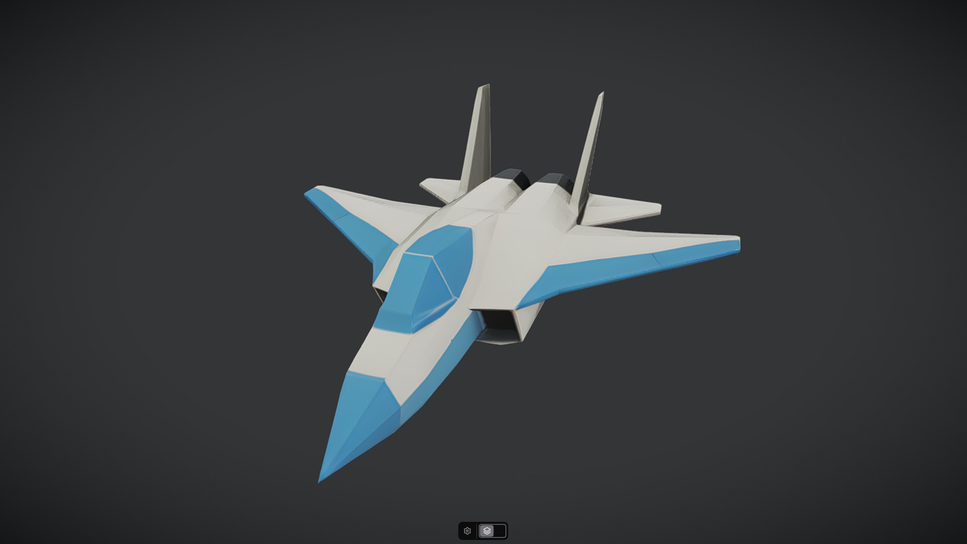 Spacecraft Jet aircraft plane 3dmodel 08 3D model_3