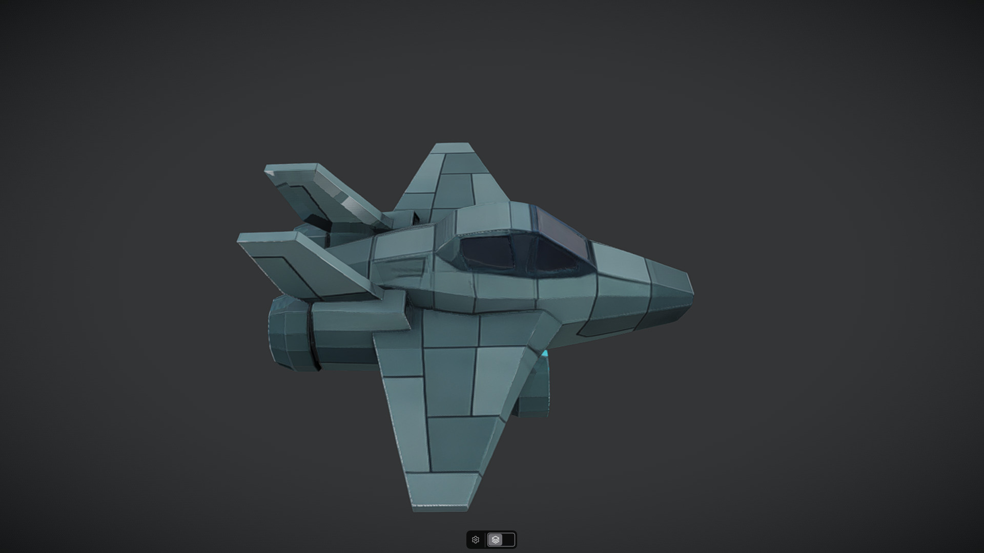 Spacecraft Jet aircraft plane 3dmodel 5 3D model_13