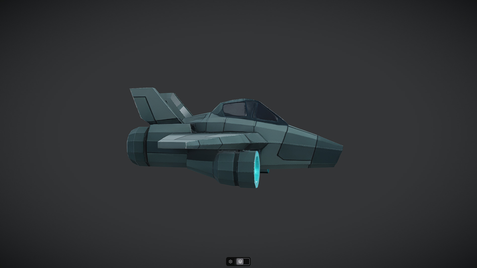 Spacecraft Jet aircraft plane 3dmodel 5 3D model_15