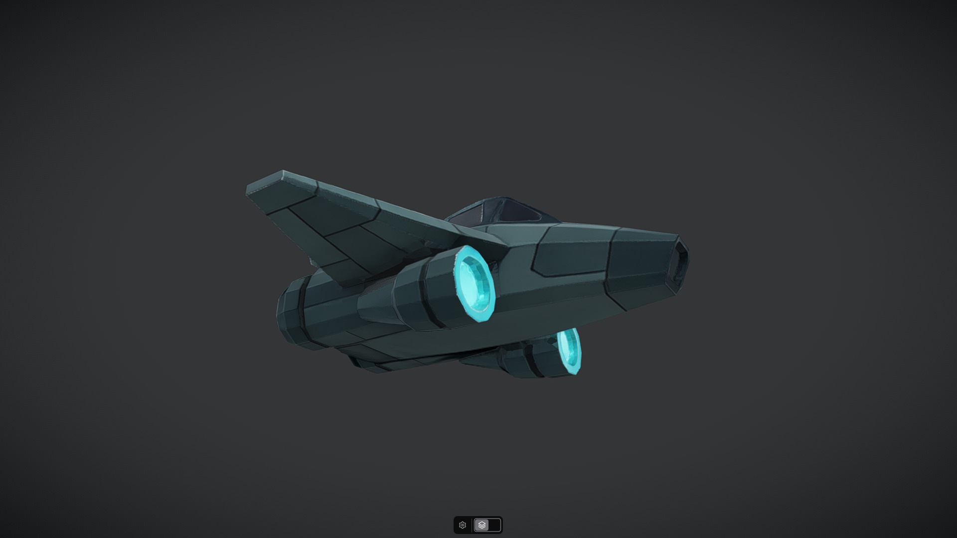 Spacecraft Jet aircraft plane 3dmodel 5 3D model_7