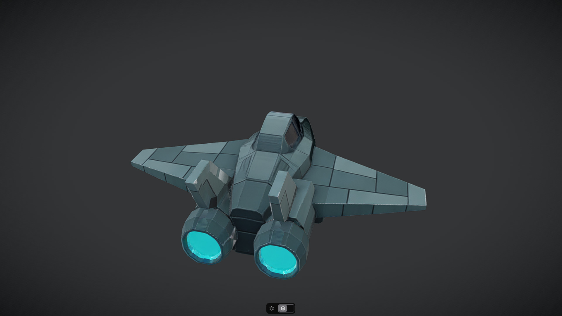 Spacecraft Jet aircraft plane 3dmodel 5 3D model_9