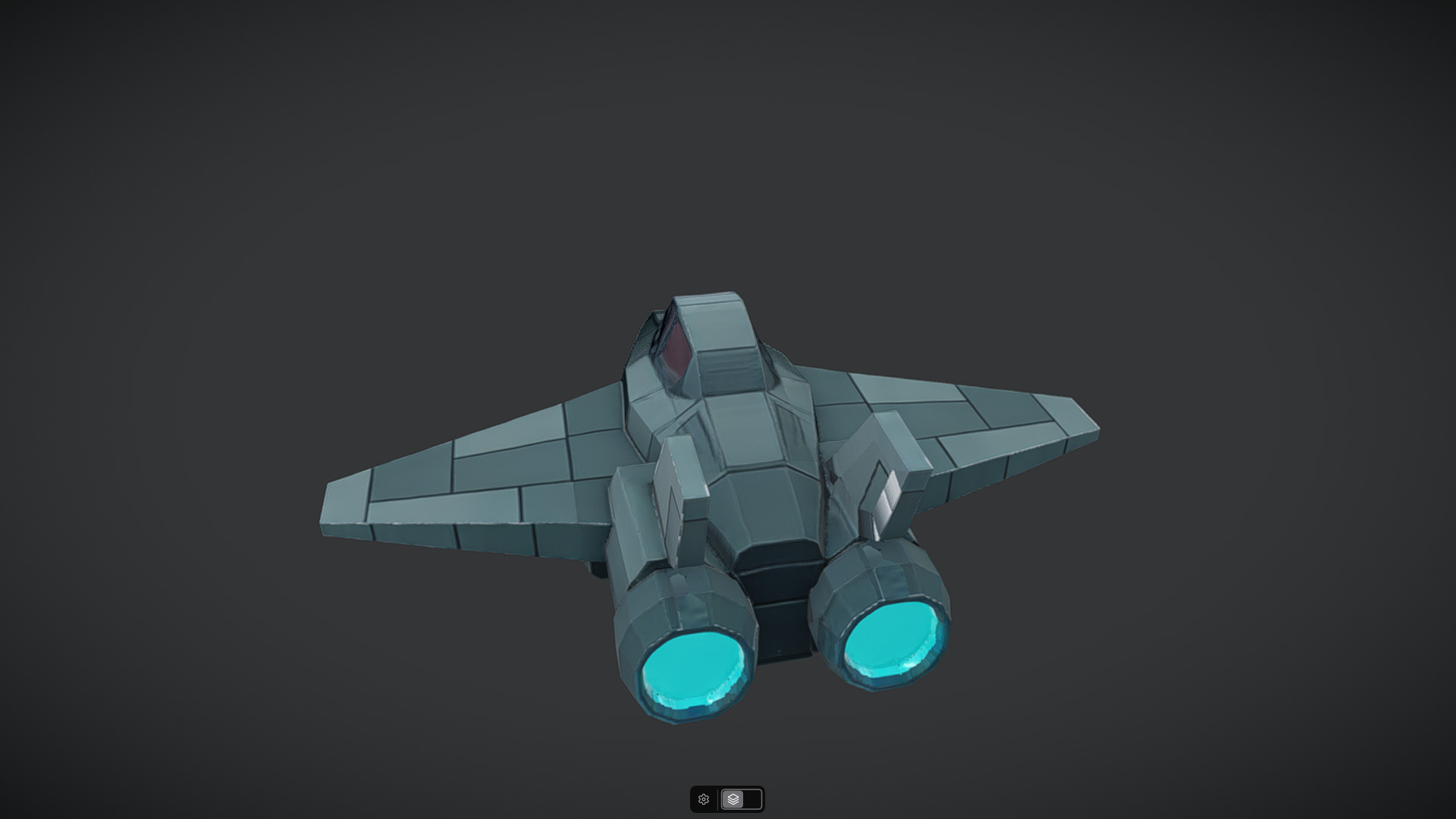 Spacecraft Jet aircraft plane 3dmodel 5 3D model_3