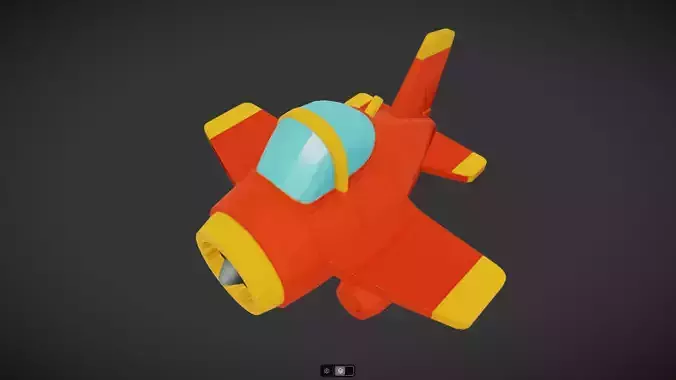 Spacecraft Jet aircraft plane 3dmodel 4 3D model