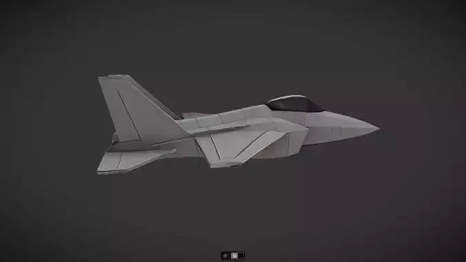 Spacecraft Jet aircraft plane 3dmodel 3